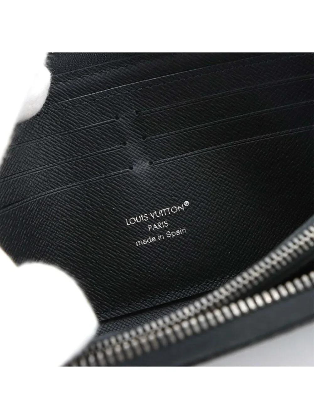 Louis Vuitton Monogram Eclipse Zippy Wallet Horizontal